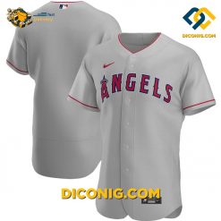 MLB Los Angeles Angels Gray Road Baseball Jerseys