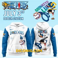 MLB Los Angeles Dodgers Hoodie Custom One Piece