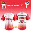 MLB Philadelphia Phillies Baseball Jersey Crossover Hello Kitty