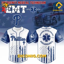 MLB Philadelphia Phillies Baseball Jersey Emergency Medical Technician