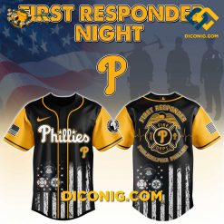 MLB Philadelphia Phillies Baseball Jersey First Responders Night
