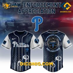 MLB Philadelphia Phillies Baseball Jersey Law Enforcement Appreciation