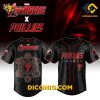 MLB Philadelphia Phillies Baseball Jersey Marvel Avengers Night