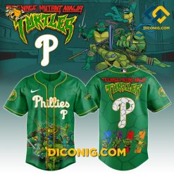 MLB Philadelphia Phillies Baseball Jersey Ninja Turtles Editions