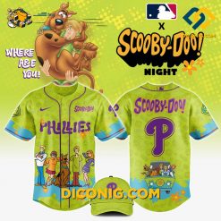 MLB Philadelphia Phillies Baseball Jersey Scooby Doo Night Editions