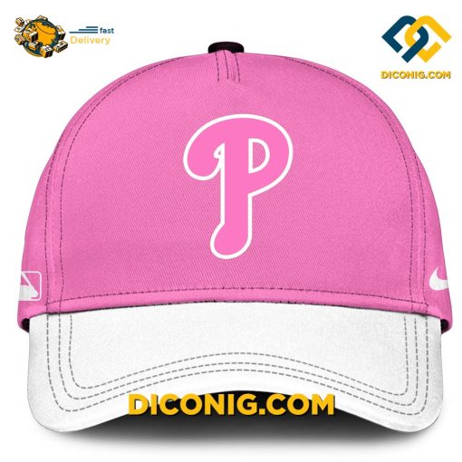 MLB Philadelphia Phillies Curved Brim Cap Pinky Hello Kitty
