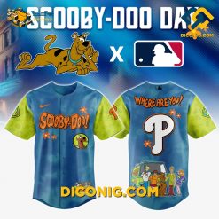 MLB Philadelphia Phillies Scooby Doo Baseball Jersey