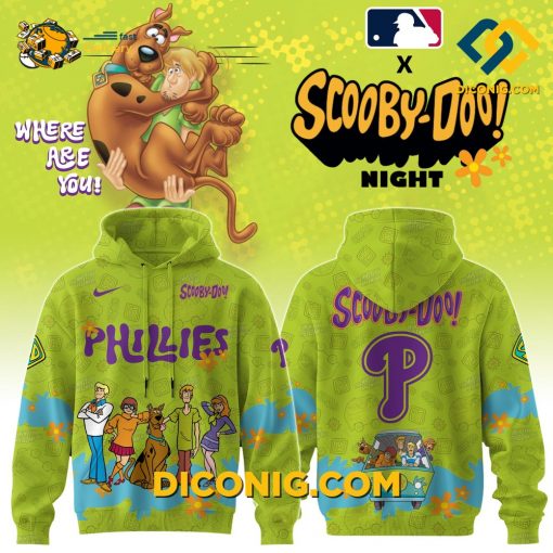 MLB Philadelphia Phillies Scooby Doo Hoodie Full Set
