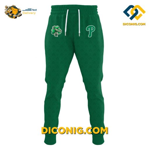 MLB Philadelphia Phillies ST Patricks Day Hoodie Full Set
