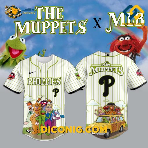 MLB Philadelphia Phillies The Muppets Baseball Jersey