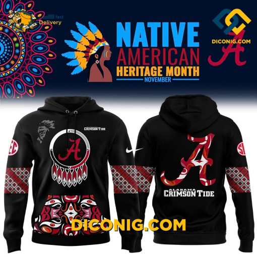 NCAA Alabama Crimson Tide Hoodie Custom Shirt Native American Heritage