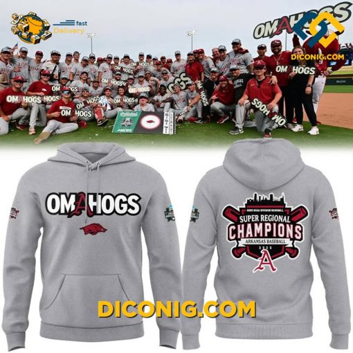 NCAA Arkansas Razorbacks Omahogs Hoodie Custom Shirt World Series