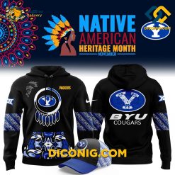 ncaa byu cougars hoodie custom shirt native american heritage