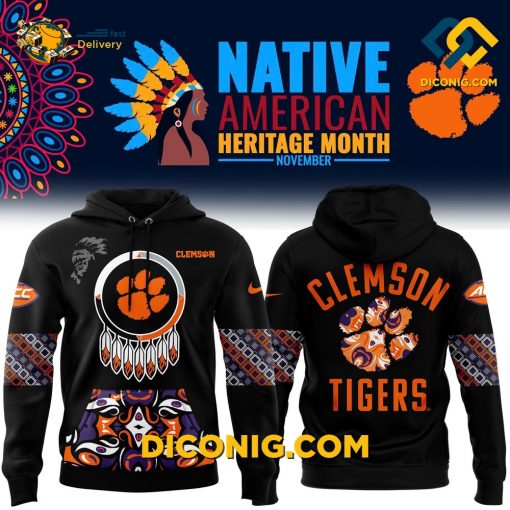 NCAA Clemson Tigers Hoodie Custom Shirt Native American Heritage