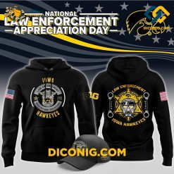 NCAA Iowa Hawkeyes Hoodie Custom Shirt Law Enforcement Appreciation Day