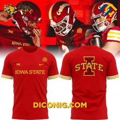 NCAA Iowa State Cyclones Custom T-shirt Red Lids For The 2025 Season