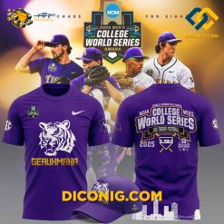 NCAA LSU Tigers Custom T-shirt Geauxmaha College World Series