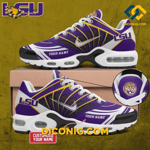 NCAA LSU Tigers Nike Air Max Plus Custom Shoes