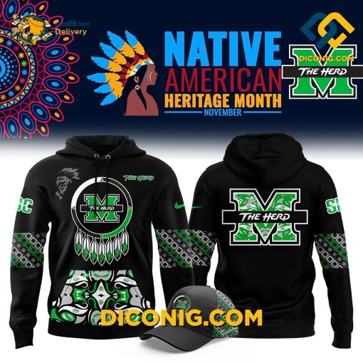 NCAA Marshall Thundering Herd Hoodie Custom Shirt Native American Heritage