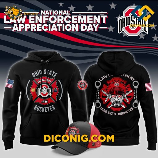 NCAA Ohio State Buckeyes Hoodie Custom Shirt Law Enforcement Appreciation Day