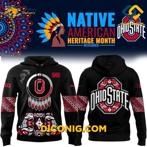NCAA Ohio State Buckeyes Hoodie Custom Shirt Native American Heritage