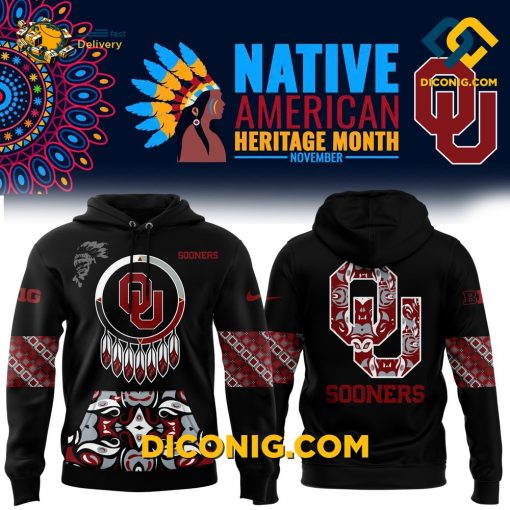 NCAA Oklahoma Sooners NCAA Hoodie Custom Shirt Native American Heritage