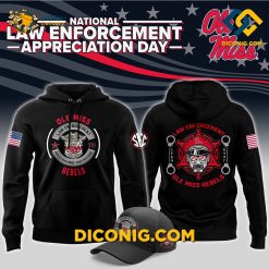 NCAA Ole Miss Rebels Hoodie Custom Shirt Law Enforcement Appreciation Day