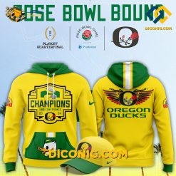 NCAA Oregon Ducks Rose Hoodie Custom Shirt Bowl Games