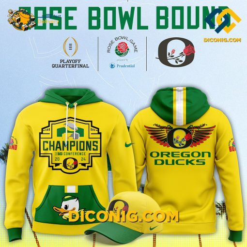 NCAA Oregon Ducks Rose Hoodie Custom Shirt Bowl Games