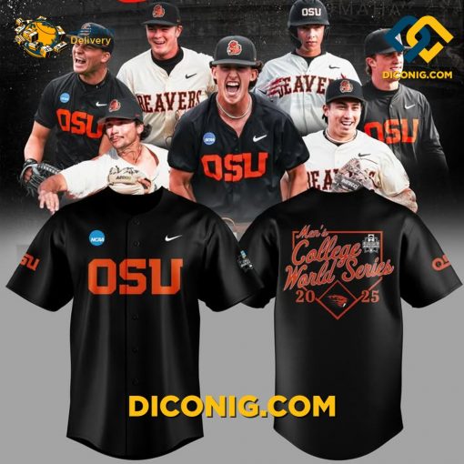 NCAA Oregon State Beavers College World Series Baseball Jersey