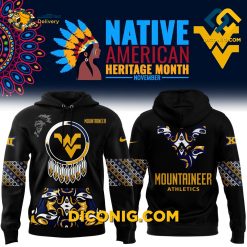 NCAA West Virginia Mountaineers Hoodie Custom Shirt Native American Heritage