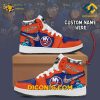 New York Islanders Custom Shoes NHL Nike Air Jordan 1