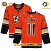 NHL Anaheim Ducks Hockey Jersey Trevor Zegras Orange