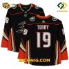 NHL Anaheim Ducks Hockey Jersey Troy Terry Black