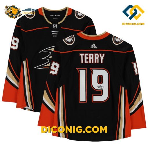 NHL Anaheim Ducks Hockey Jersey Troy Terry Black