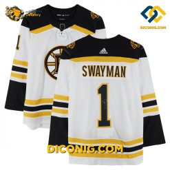 NHL Boston Bruins Hockey Jersey Jeremy Swayman White