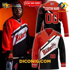 NHL Buffalo Bandits Hockey Jersey Custom Road To The 3Peat