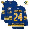 NHL Buffalo Sabres Hockey Jersey Dylan Cozens Royal
