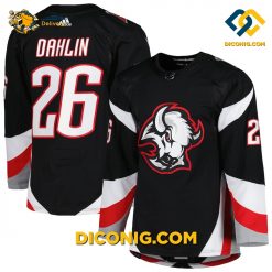 NHL Buffalo Sabres Hockey Jersey Rasmus Dahlin Black Alternate
