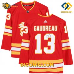 NHL Calgary Flames Hockey Jersey Johnny Gaudreau Red Alternate