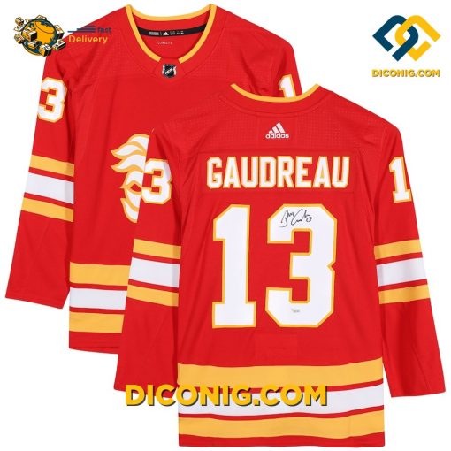 NHL Calgary Flames Hockey Jersey Johnny Gaudreau Red Alternate
