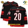 NHL Carolina Hurricanes Hockey Jersey Sebastian Aho Black Alternate