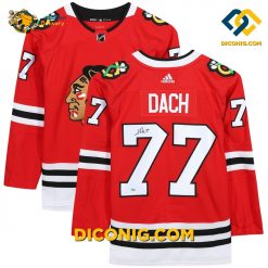 NHL Chicago Blackhawks Hockey Jersey Kirby Dach Red