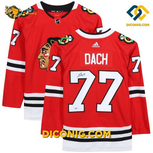 NHL Chicago Blackhawks Hockey Jersey Kirby Dach Red