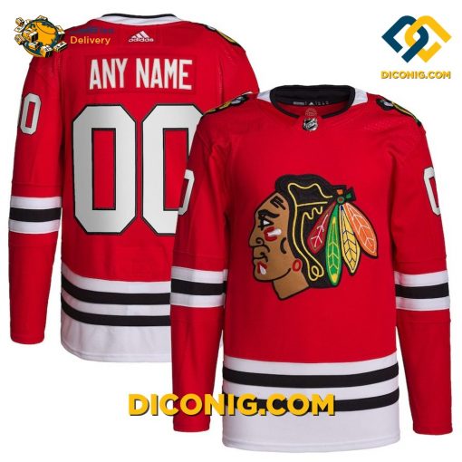 NHL Chicago Blackhawks Hockey Jersey Red