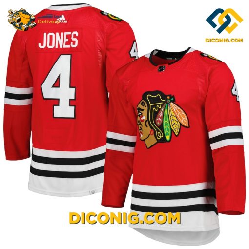 NHL Chicago Blackhawks Hockey Jersey Seth Jones Red