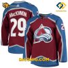 NHL Colorado Avalanche Hockey Jersey Nathan MacKinnon Burgundy