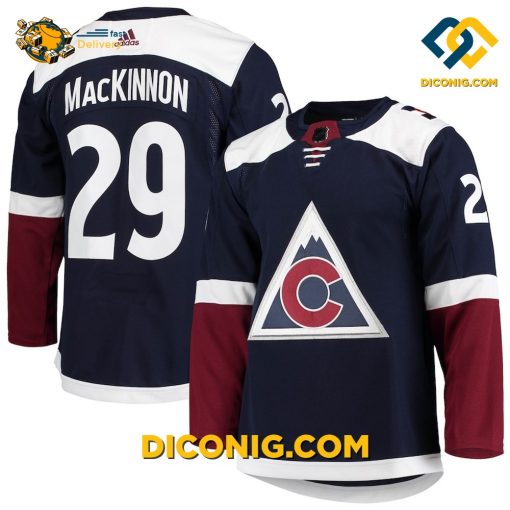 NHL Colorado Avalanche Hockey Jersey Nathan MacKinnon Navy Alternate