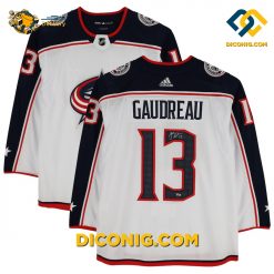 NHL Columbus Blue Jackets Hockey Jersey Johnny Gaudreau White