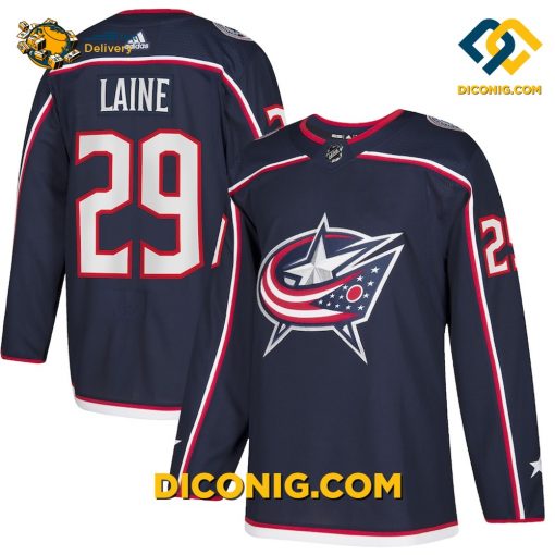 NHL Columbus Blue Jackets Hockey Jersey Patrik Laine Navy